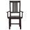 Wickham Vintage Java Slat Back Arm Chair (Set of 2) B062P153706