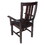Wickham Vintage Java Slat Back Arm Chair (Set of 2) B062P153706