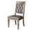 Paramount Metallic Platinum and Metallic Open Back Side Chair (Set of 2) B062P153715