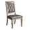 Paramount Metallic Platinum and Metallic Open Back Side Chair (Set of 2) B062P153715