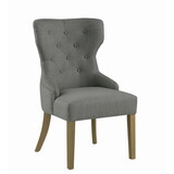 Summerside Grey and Rustic Smoke Tufted Dining Chair B062P153716