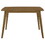 Morlins Retro Chestnut Dining Table with Angled Legs B062P153717