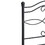 Royalstar Matte Black Metal Twin Headboard B062P153733