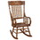 Newcombe Warm Brown Windsor Rocking Chair B062P153755