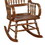 Newcombe Warm Brown Windsor Rocking Chair B062P153755