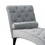 Fiona Grey Tufted Chaise B062P153758