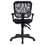 Sheridan Black Swivel Office Chair with Armrest B062P153787