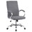 Caprio Grey and Chrome Adjustable Desk Chair B062P153802