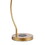 Encore Gold Dome Shade Table Lamp with Curved Neck B062P153815
