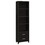 Gaudet Cappuccino Media Tower with Shelf and Drawer B062P153829