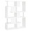 Romny White and Chrome 5-Tier Geometric Bookcase B062P153839