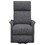 Harvey Charcoal Power Lift Recliner with Massage Function B062P153841