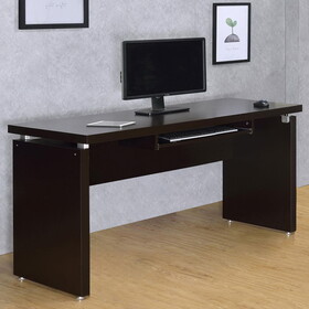 Norwell Cappuccino Floating Top Computer Desk B062P153858