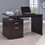 Dexter Cappuccino 2-Drawer Reversible Office Desk B062P153862