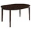 Missell Cappuccino Oval Dining Table with Leaf Extension B062P153869