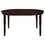 Missell Cappuccino Oval Dining Table with Leaf Extension B062P153869