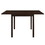 Vanetta Cappuccino Dining Table with Drop Extension Leaf B062P153873