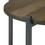 Tarenton Natural and Gunmetal Accent Table with Bottom Shelf B062P153890