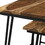 Chisholm Natural and Black 3-Piece Nesting Table with Hairpin Legs B062P153893