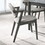 Claire Brown Grey and Black Dining Chair (Set of 2) B062P153895