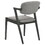 Claire Brown Grey and Black Dining Chair (Set of 2) B062P153895