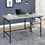 Kokai Grey Driftwood and Black 2-Shelf Writing Desk B062P153915