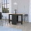 B062P175105 Black+Brown+Wood+Folding+Dining Room+Rectangular