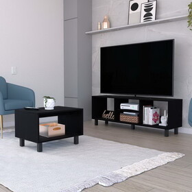 Landon Black 2-Piece Living Room Set B062P175183