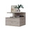 Samuel Light Gray 2-Tier Shelf Floating Nightstand