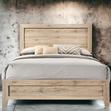 Natural Queen Panel Bed B062P181285