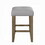 Grey and Oak Counter Height Stools (Set of 2) B062P181306