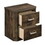 Rustic Walnut 2-drawer Nightstand B062P181320