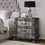 Antique Platinum 2-drawer Nightstand B062P181341