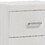 White 2-drawer Nightstand B062P181342