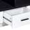 White and Black Coffee Table with Storage B062P181386