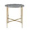 Grey and Champagne Round End Table B062P181390