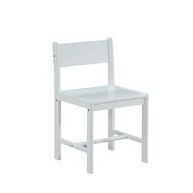White Open Back Kids Chair B062P182689
