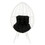 Black and White Patio Chair with Removable Cushion B062P182690