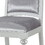 Grey and Platinum Upholstered Side Chairs (Set of 2) B062P182702