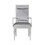 Grey and Platinum Upholstered Arm Chairs (Set of 2) B062P182703