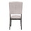 Beige and Weathered Grey Oak Tufted Back Side Chairs (Set of 2) B062P182709