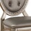 Grey and Antique Silver Tufted Back Side Chairs (Set of 2) B062P182711