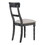 Light Brown and Weathered Grey Side Chairs (Set of 2) B062P182739
