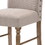 Cream and Weathered Oak Tight Back Parson Chairs (Set of 2) B062P182741