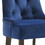 Blue and Weathered Oak Tufted Back Side Chairs (Set of 2) B062P182745