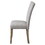 Grey and Oak Tufted Back Side Chairs (Set of 2) B062P182762