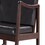 Dark Brown and Espresso Rocking Chair with Armrest B062P184513