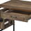 Weathered Oak and Black 1-drawer Writing Desk B062P184540
