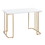White and Gold Writing Desk B062P184566