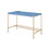 Navy Blue and Gold Writing Desk with USB Ports B062P184573